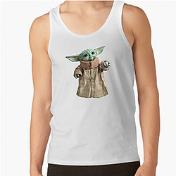 Grogu Tiny Jedi Master Grogu Tank Tops