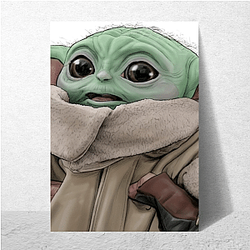 Grogu Floating Cradle Traveler Grogu Posters