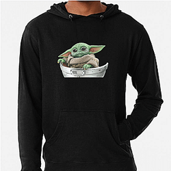 Grogu Strong With The Force Grogu Hoodies