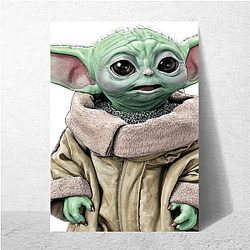 Grogu Silver Knob Obsession Grogu Posters