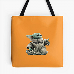 Grogu Cute But Powerful Grogu Bags