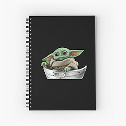 Grogu Strong With The Force Grogu Notebook