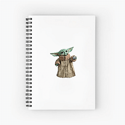 Grogu Tiny Jedi Master Grogu Notebook