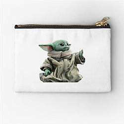 Grogu Cute But Powerful Grogu Zipper Pouches
