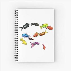 Grouplove - Colours Fish Spiral Notebook