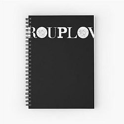 Grouplove logo cover Spiral Notebook