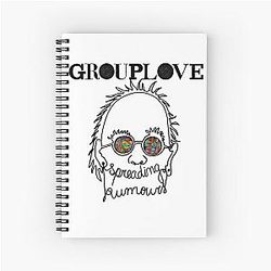 Grouplove Spreading Rumours Notebook