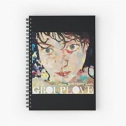 Never Trust a Happy Song Spiral Notebook