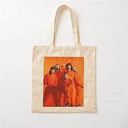 Grouplove Orange Cotton Tote Bag