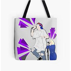 Grouplove ft. Expressive Triangles All Over Print Tote Bag