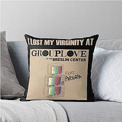 I Lost My Virginity at Grouplove Throw Pillow
