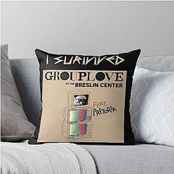 I Survived Grouplove at Breslin Throw Pillow