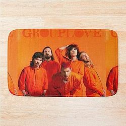 Grouplove Orange Bath Mat