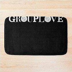 Grouplove logo cover Bathroom Mat