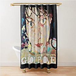 Never Trust a Happy Song Shower Curtain