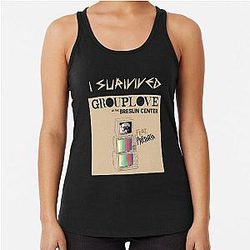 I Survived Grouplove Breslin Racerback Tank Top