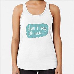 Don't Say Well Grouplove Racerback Tank Top