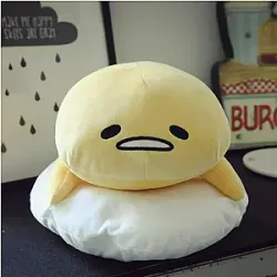 Nuovo Sanrio 40cm Gudetama Giocattoli di peluche Kawaii Uovo Anime figura Morbido ripieno le bambole di peluche Pillole di Uova pigre Carino Regali di compleanno della ragazza