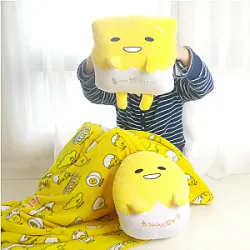 Carino Gudetama Giocattolo di peluche adorabile ripieno stile giapponese camicetta mano calda cuscino posteriore cuscino cuscino Anime Plushies regali di Natale