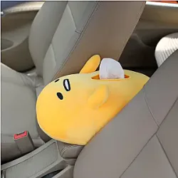 Gudetama Cute Plush Bambola Napkin Holder Portatile Cassetto auto Tissue Box Multifunzione Forniture rovescia cuscino giocattoli creativi regalo