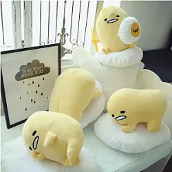 Gudetama Peluche tiro cuscino Anime morbido riempito Plush cuscino Kawaiii Plush giocattoli giapponese stile