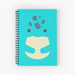 Guild Wars 2 Quaggan   Spiral Notebook