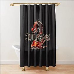 Guild Wars 2 Logo Dragon Essential T-Shirt557 Guild Wars 2 Logo Dragon Essential T-shirt cortina de chuveiro