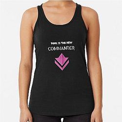 Guild Wars 2 - Pink Commander Tag ** New Version ** Racerback Tank Top