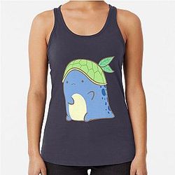 Guild Wars 2- Turtle Shell Quaggan Racerback Tank Top