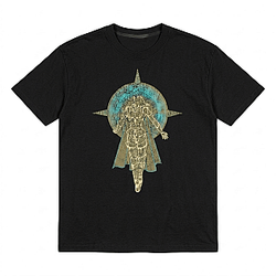 Vintage Celestial Warrior Graphic LA 1106 Guild Wars 2 T-Shirts