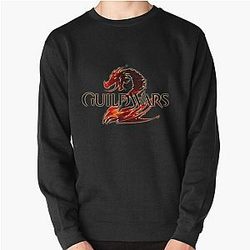 Guild Wars 2 로고 드래곤 Essential 티셔츠557 Guild Wars 2 로고 드래곤 Essential 티셔츠 Pullover 스웨터