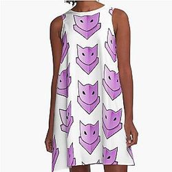 Guild Wars 2: Pink Catmander Tag A-Linie Kleid