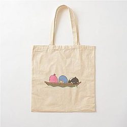 Guild Wars 2- Quaggans in a Boat Cotton Tote Bag