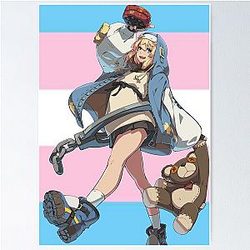 bridget guilty gear trans pride Poster
