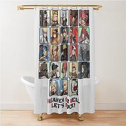 Guilty GeAllChars Shower Curtain