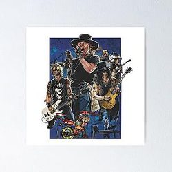 Guns N Roses band Poster RB1911