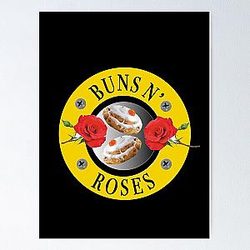 BUNS N ROSES (GUNS N ROSES) Poster RB1911