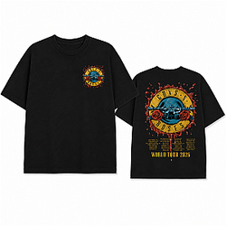 Guns N Roses World Tour 2026 Merch Logo Military NTMD0608 Guns N' Roses T-Shirt