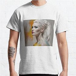 Dynamic portrait of Gwen Stefani Classic T-Shirt