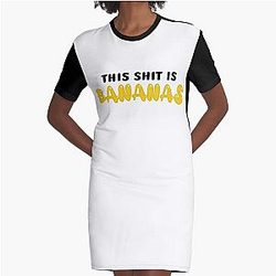 This sh*t is Bananas - Gwen Stefani Graphic T-Shirt Dress