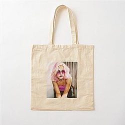 Gwen Stefani with Pink Hair Cotton Tote Bag
