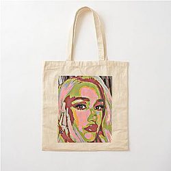 Gwen stefani pop art portrait Cotton Tote Bag