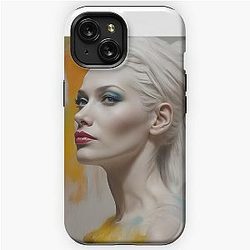 Dynamic portrait of Gwen Stefani iPhone Tough Case