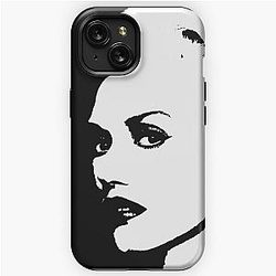 Black and white Gwen stefani portrait  iPhone Tough Case