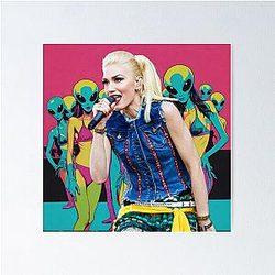 Gwen Stefani intergalactic space tour shirt Poster