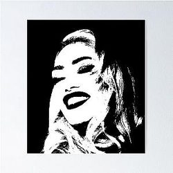 90s Gwen Stefani portrait  Poster