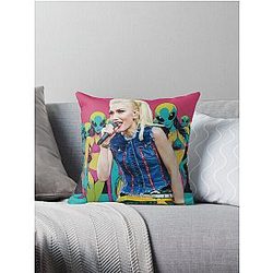 Gwen Stefani intergalactic space tour shirt Throw Pillow