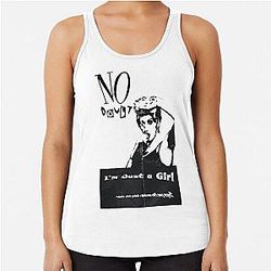 Gwen Stefani I'm Just a Girl No Doubt Poster Racerback Tank Top
