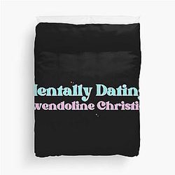 Mentally Dating Gwendoline Christie Duvet Cover