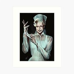 Larissa Weems Wednesday or Gwendoline Christie Art Print